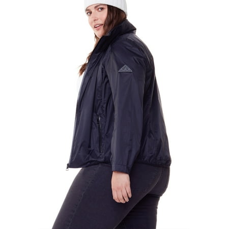 Alpine North, Pelly Plus - Women's Ultralight Windshell Jacket (Plus Size) - Comfortable, Lightweight, Windproof & Water Repellent Recycled Windbreaker
