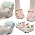 thumbnail image 5 of Baby Sweetie Baby Girl Mary Jane Flats Shiny 3D Butterfly Non-Slip First Walkers Princess Wedding Dress Shoes, 5 of 5
