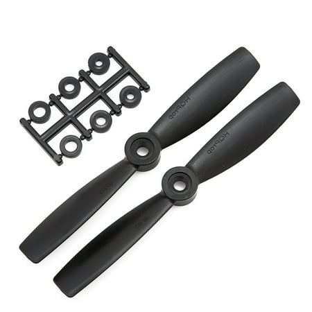 - HQProp 5x4.5 Bullnose CCW Propeller - (Black Carbon Composite) - 2 Blade - (2 pack)
