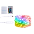 thumbnail image 1 of Guirnalda de luces LED para exteriores con USB, ideal para porches, bares y azoteas. 5m, 1 of 9