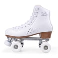 thumbnail image 2 of PAPAISON Patins à Roulettes pour Femmes et Filles, Patins à Roulettes Classiques de Luxe à Double Rangée en Cuir Microfibre à 2 Couches pour Hommes, Professionnels Extérieur Intérieur Q, 2 of 9
