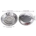 thumbnail image 4 of Advancent 50 piezas de moldes para hornear con tapas transparentes, forro para freidora de congelador, bandejas para pan de Pizza, recipientes para Herramientas y accesorios para hornear No.03 Advancent HA011438-03, 4 of 6