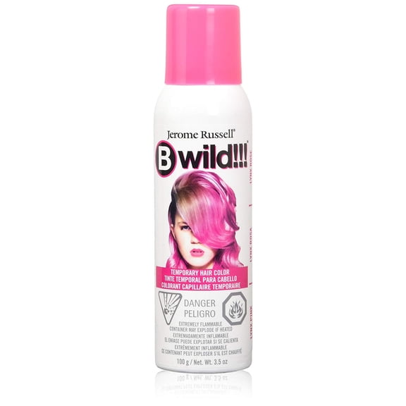 Jerome Russell Temporary Hair Color Spray, Lynx Pink 3.5 oz