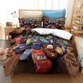 thumbnail image 2 of Juego de ropa de cama de dibujos animados para niños, figuras de Anime Mcqueen de Disney, funda nórdica doble, juegos de edredón, Sábana, colchas para bebés y niñas, 2 of 4