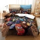 thumbnail image 2 of Juego de ropa de cama de dibujos animados para niños, figuras de Anime Mcqueen de Disney, funda nórdica doble, juegos de edredón, Sábana, colchas para bebés y niñas, 2 of 4