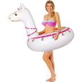 thumbnail image 5 of Pool Float Ride On Party Toys Alpaca Inflatable Swimming Ring Water Supplies for Adults, 5 of 5