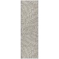 thumbnail image 2 of Addison Rugs Dream Shag Premium Machine Washable Transitional Tropical, Leaves, Botanical Taupe Runner Rug, 2'3" x 7'6", 2 of 8