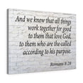 thumbnail image 4 of Scripture Walls Called to Purpose Romans 8:28 Wall Art Christian Home Decor Unframed, 4 of 8