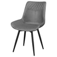 thumbnail image 2 of Miekor Furniture Grey Tufted Swivel Side Chair (Set of 2) B5A4179, 2 of 9