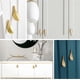 thumbnail image 2 of Furniture Knobs and Handles, Gold Furniture Knob, 2 Units, Renovation Door Drawer Furniture Kitchen Home Decorating, Hole Center Distance 32 mm, 2 of 5