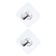 thumbnail image 3 of Inteprter Ganchos de pared autoadhesivos, perchas para soporte de chaqueta de cocina, organizador de almacenamiento interior de entrada para sala 5 sztuk 2piezas, 3 of 6