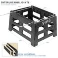 thumbnail image 7 of VIVO Black Plastic Bee Hive Stand | Beekeeping Hive Support Tool, 7 of 7