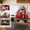 thumbnail image 4 of Centros Mesa Acrílico Muñeco Nieve Coches Navidad Lindos Suministros para Fiestas Navideñas, 4 of 9