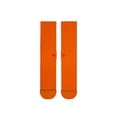 thumbnail image 2 of Stance mens Icon Solid Color Cotton Crew Socks (L, Orange), 2 of 3