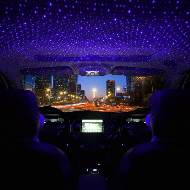 Toit de voiture Star Night Lights Lumière décorative intérieure USB LED  Projecteur laser 