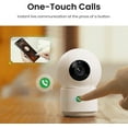 thumbnail image 4 of 4MP  Camera Indoor, 2.5K   Pet Camera 360? for  , WiFi Camera with 5/2.4 GHz , One-Touch Call,  Motion , IR Night Vision, Compatible with Alexa, 4 of 7