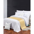 thumbnail image 3 of Xipuska Yellow Orange Striped Bed Runners for Twin Size Bed, Decorative Bed Throws for Foot of Bed, Fall Farmhouse Simple Lines Bed Runner Sofa Throw Bedding Scarf Protector Slipcover for Bedroom, 3 of 6