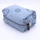 thumbnail image 4 of Neceser de cosméticos con cara de sonrisa suave, bolsas de maquillaje de pana para mujeres y niñas (azul retro) Tmvgtek Cuidado Belleza, 4 of 9