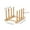 B, variant on Small Dish Drying Rack for Kitchen Counter, Tswift Multifunctional Bamboo Kitchen Dish D Rain Rack Tableware Storage Rack Narrow Dish Drying Rack Compact Dish Rack Small Drying Rack for Dishes
