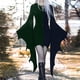 thumbnail image 1 of Womens Halloween Costumes 2024 Cosplay Gothic Dresses Women's Fashion Gothic Punk Patchwork Colour Wide Sleeve Strappy Dresses, 1 of 5