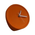 thumbnail image 1 of Reloj de pared de esquina interior, reloj decorativo, minimalista, creativo, redondo, arte de pared Naranja, 1 of 9