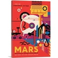 thumbnail image 1 of ARTCANVAS Mars Imagine a Future Where Early Explorations Become Historic Sites NASA Poster Canvas Art Print - Size: 60" x 40" (1.50" Deep) (3-Piece), 1 of 9