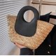 thumbnail image 4 of CGCBAG Bolsos de mano con diseño de tejido de paja de verano para mujer, tendencia 2022, bolso de hombro de gran capacidad, bolsos cruzados de playa sencillos para mujer, 4 of 5