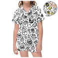 thumbnail image 1 of WEAIXIMIUNG Children's Hand Painted Sketching And Coloring DIY Hand Painted Pajama Set 150, 1 of 4