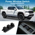 thumbnail image 2 of Interruptor de ventana eléctrica para automóvil Unique Bargains No.25401EA003 Interruptor de control de ventana del lado del conductor delantero izquierdo para Nissan Frontier Xterra 2005-2012 Negro, 2 of 7