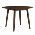thumbnail image 5 of Hillsdale Furniture San Marino 5 Piece Mid-Mod Round Wood Dining Set, Chestnut, 5 of 5