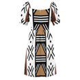 thumbnail image 6 of African Tribal Bogolan Pattern Sleeveless Dress Dresses women clothing 2024 new arrivals, 6 of 7