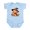 Sky Blue, variant on - Goldendoodle Halloween - Baby Light Bodysuit, Size Newborn - 24 Months