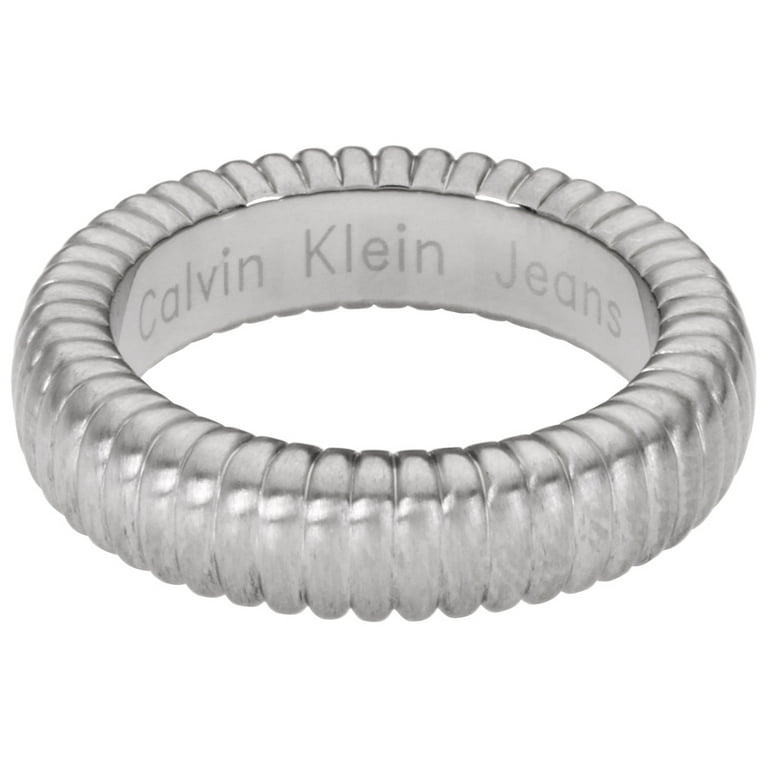 Calvin Klein Jeans KJ17AR010209 Waves Jewelry Ring Silver