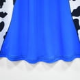 thumbnail image 6 of Western Cowgirl Costume Dress Cow Print Yellow Top Outfit Dress Up for Halloween Cosplay Birthday Party Role Play,Size 160, 6 of 7