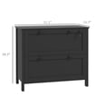 thumbnail image 3 of Office Desks File Cabinet,2 Drawer Filing Cabinet with Adjustable Hanging Bar,For Home and Office,Wooden Office Desks, 3 of 7
