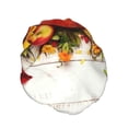 thumbnail image 2 of Easygdp Thanksgiving With Autumn Shower Caps for Women, Double Waterproof Layers Shower Cap, Quick Drying Bath Hair Cap Reusable, 2 of 9