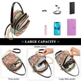 thumbnail image 5 of FORMRS Crossbody Bag for Women Quilted Travel Shoulder Cell Phone Purse with Chain Strap Handbag, Cityscape Painting, 5 of 7