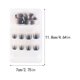 thumbnail image 3 of Uñas postizas Seitruly Perfect Matching Jelly Rubber Viscosidad fuerte Paster ajustable para manicura Tipo 19 F741, 3 of 6