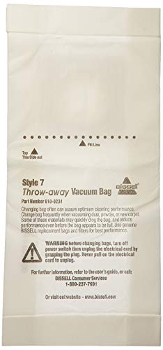 Bissell Style 7 Vacuum Bags, 3 Pack 