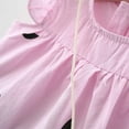 thumbnail image 5 of Posijego Baby Girls Cute Dresses Sleeveless Ruffle Tiered Dresses for Toddler Girls Sundresses Casual Summer with Bags, 5 of 9