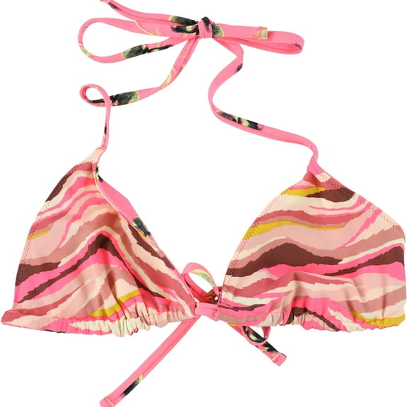 American Eagle Womens Reversible Bikini Swim Top, Pink, Medium