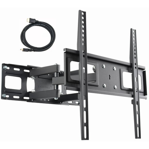 VideoSecu Full Motion TV Wall Mount for Most 32"-55" LG Sharp AQUOS Panasonic VIZIO Sony LED LCD Plasma HDTV Articulating Tilt Swivel Bracket BXK