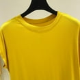 thumbnail image 6 of CYRBOKO Women's Pullover Tank Tops, Crew Neck Soft Summer Lightweight Sleeveless Tops Yellow Size M, 6 of 6
