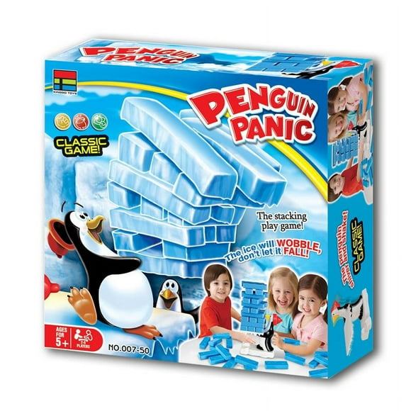 1 set of balancing game penguin swing stacking building blocks puzzle building blocks parent-child interactive draw fun stacking draw layer game