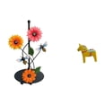 thumbnail image 1 of Soporte de papel higiénico,Soporte para toallas de papel de encimera,Figura de escritorio,Estatua de caballo Dala tradicional sueca,artesanía,Figura creativa de caballo de Dalecarlian, 1 of 8