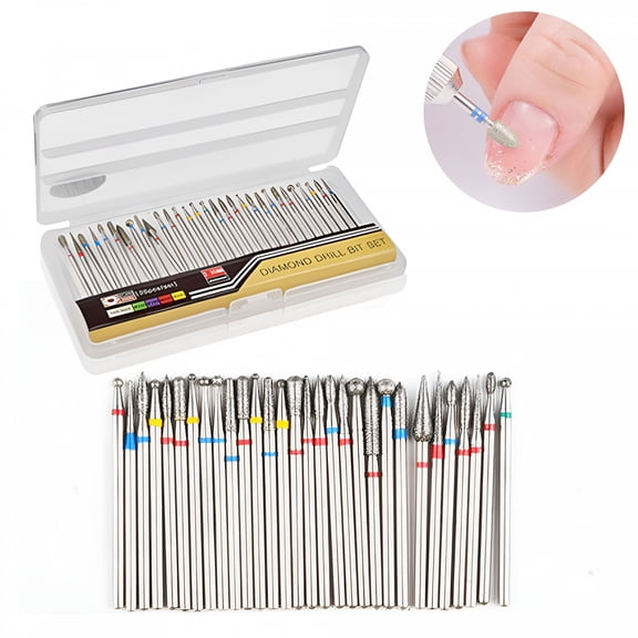 EXLEAF 2026 New Nail Drill Bits Set, Nail Carbide Tapered Barrel Carbide Nail Drill Bits, Package A for Professional Manicures, Nail Care, Salon Use, Nail Shaping, Polishing, Pedicures, Diy Nail Art