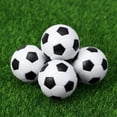 thumbnail image 2 of NUOLUX 6PCS 32mm Pelotas de futbolín Pelota Negra/Blanca, 2 of 5
