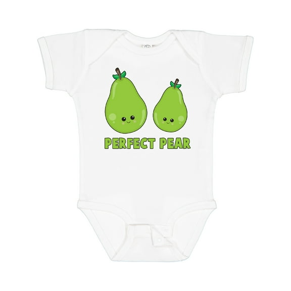 Inktastic Perfect Pear Couple Funny Fruit Pair Boys or Girls Baby Bodysuit