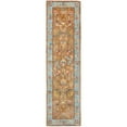 thumbnail image 5 of SAFAVIEH Bergama Michayla Oriental Wool Runner Rug, Brown/Blue, 2'3" x 12', 5 of 9