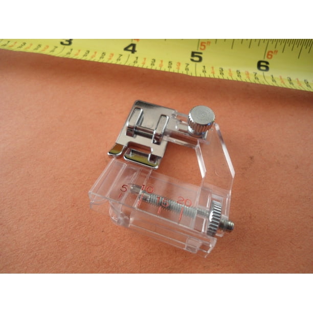 Singer Brother Janome Low Shank Presser Foot Adjustable Bias Tape